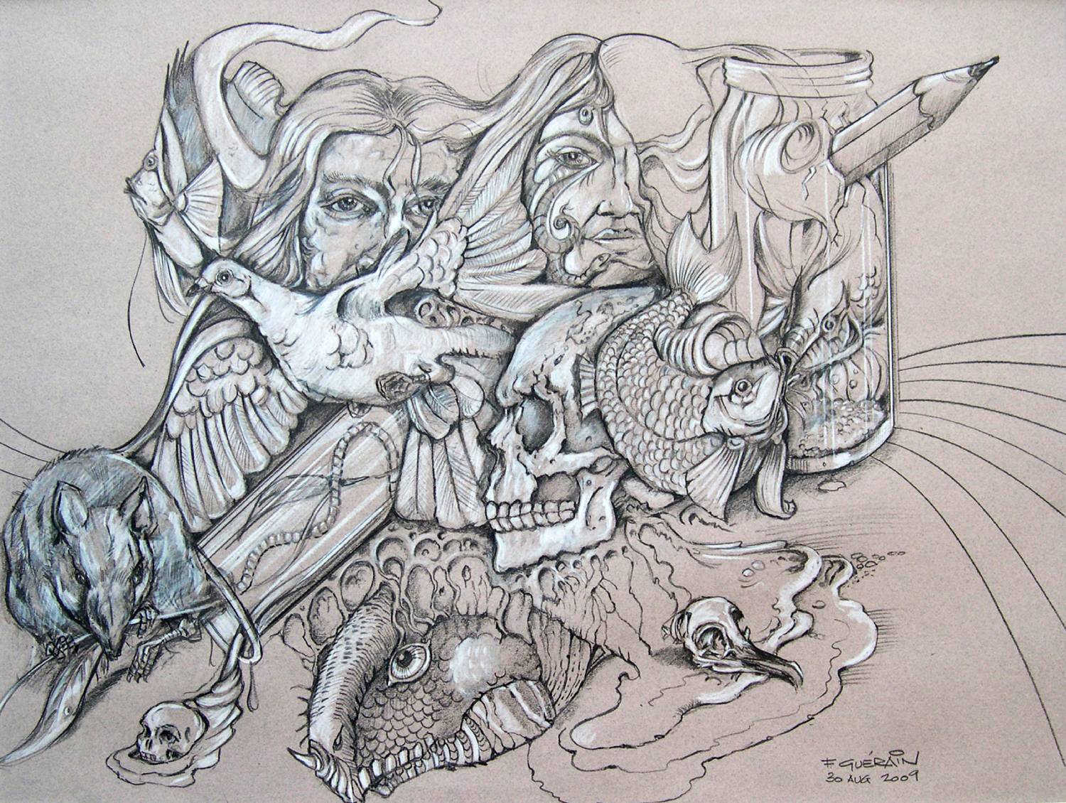tekening van Felix Guerain