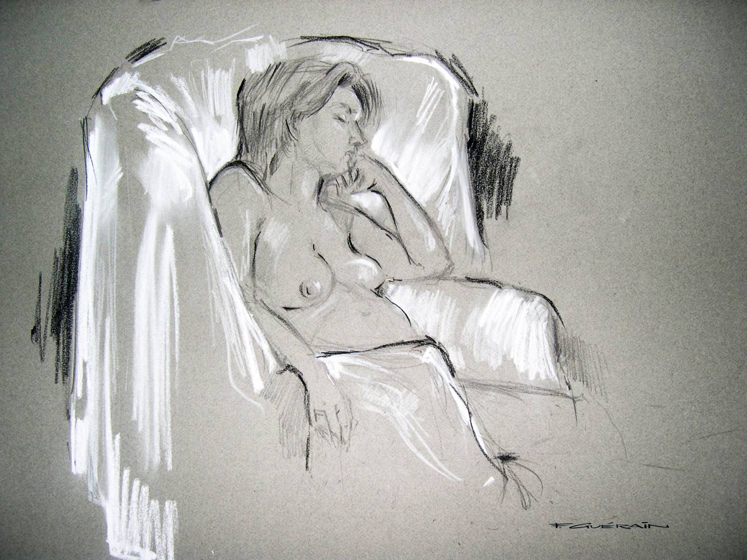 tekening van Felix Guerain