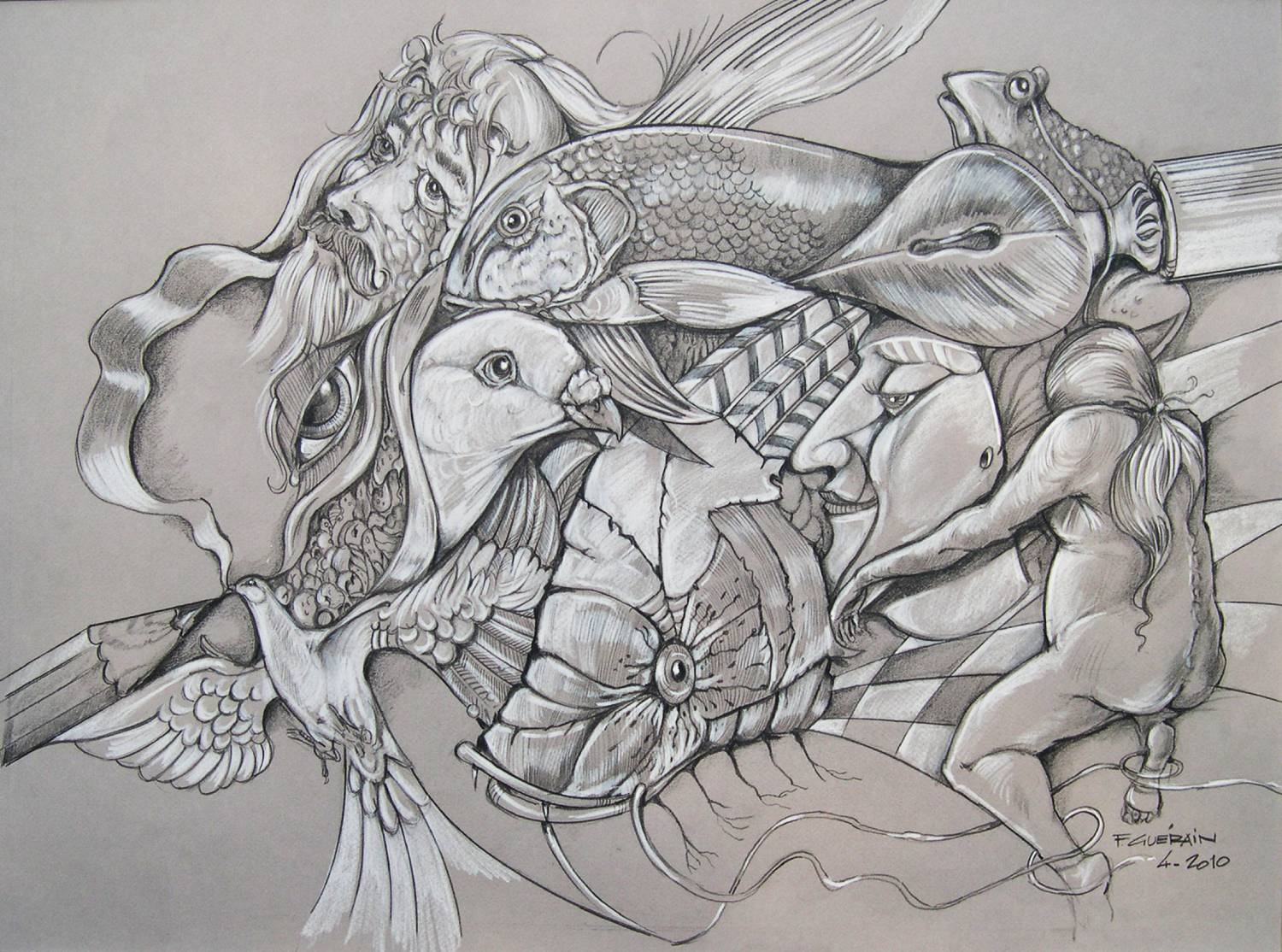 tekening van Felix Guerain