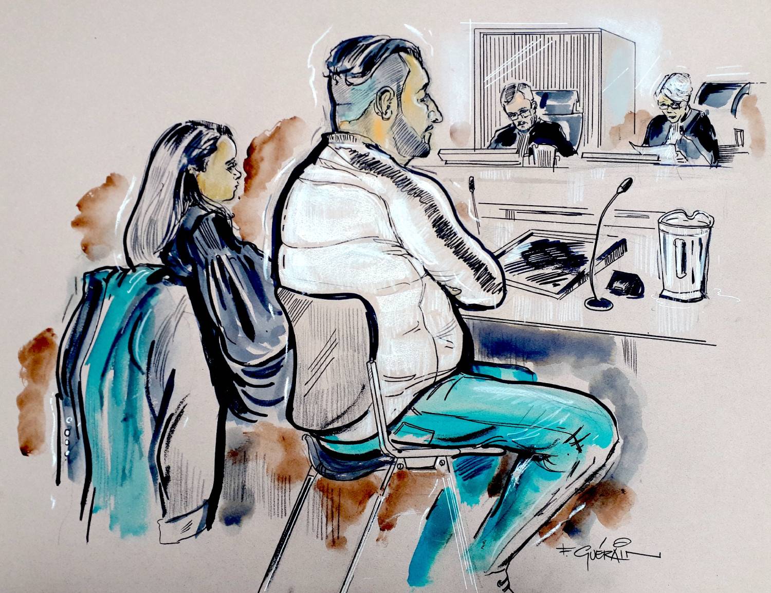 tekening van Felix Guerain