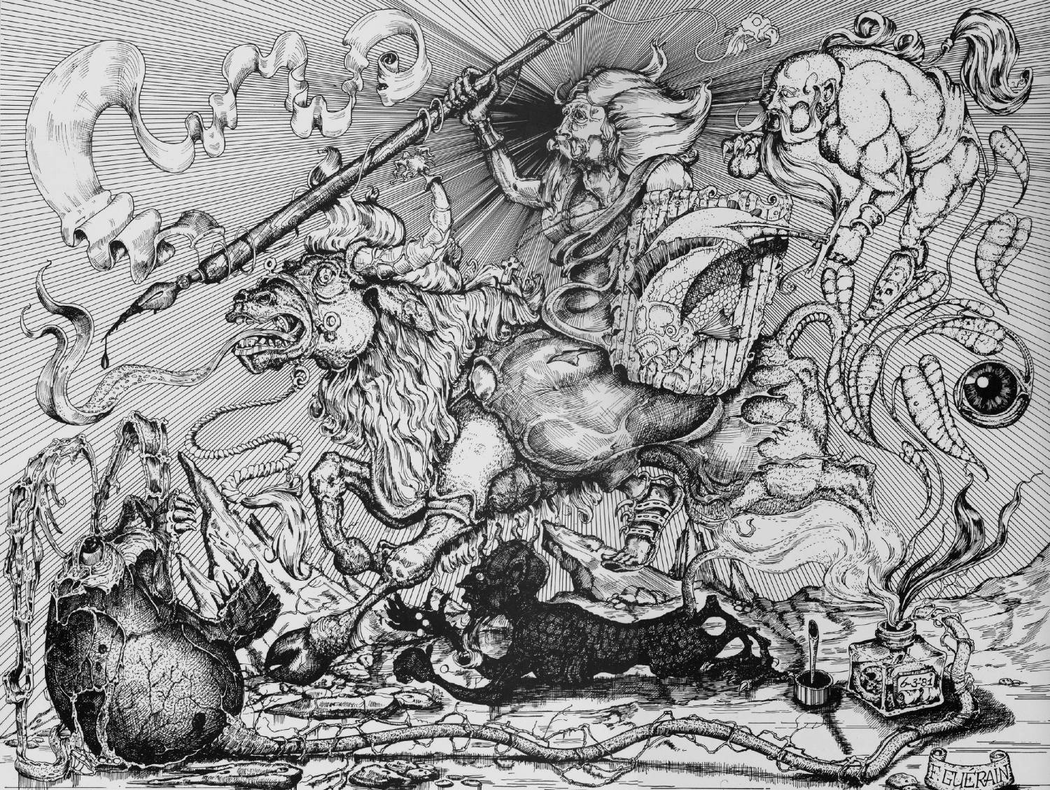 tekening van Felix Guerain