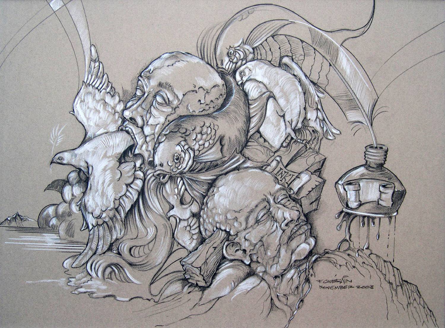 tekening van Felix Guerain
