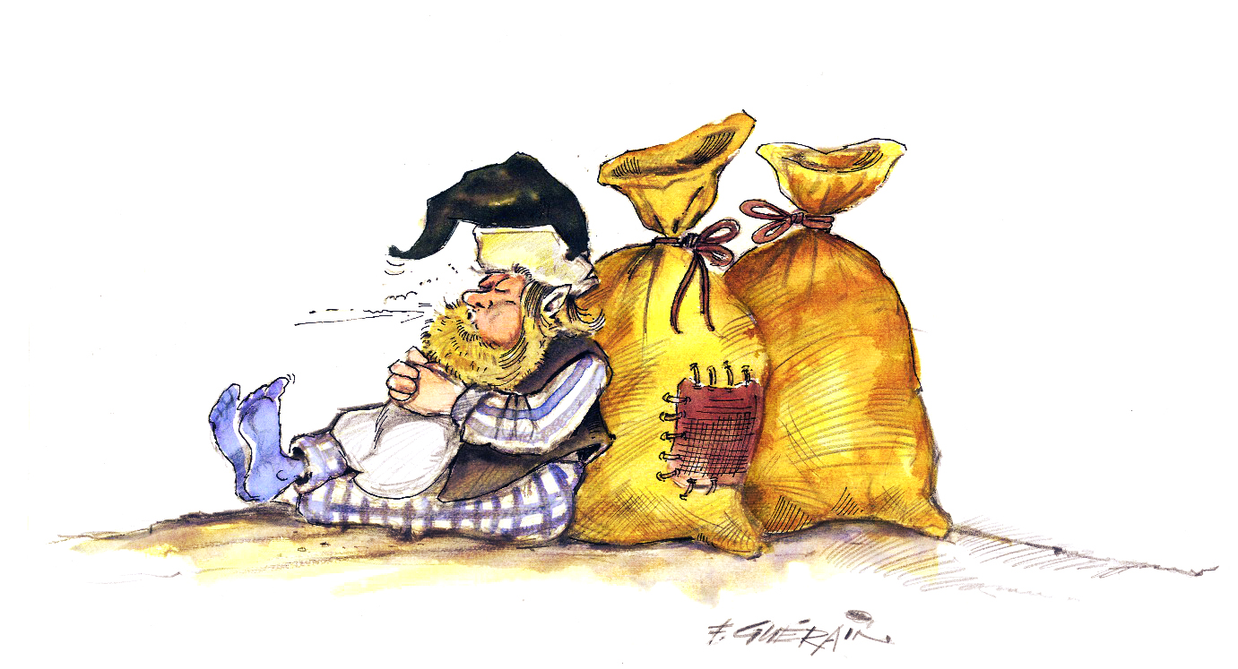 tekening van Felix Guerain