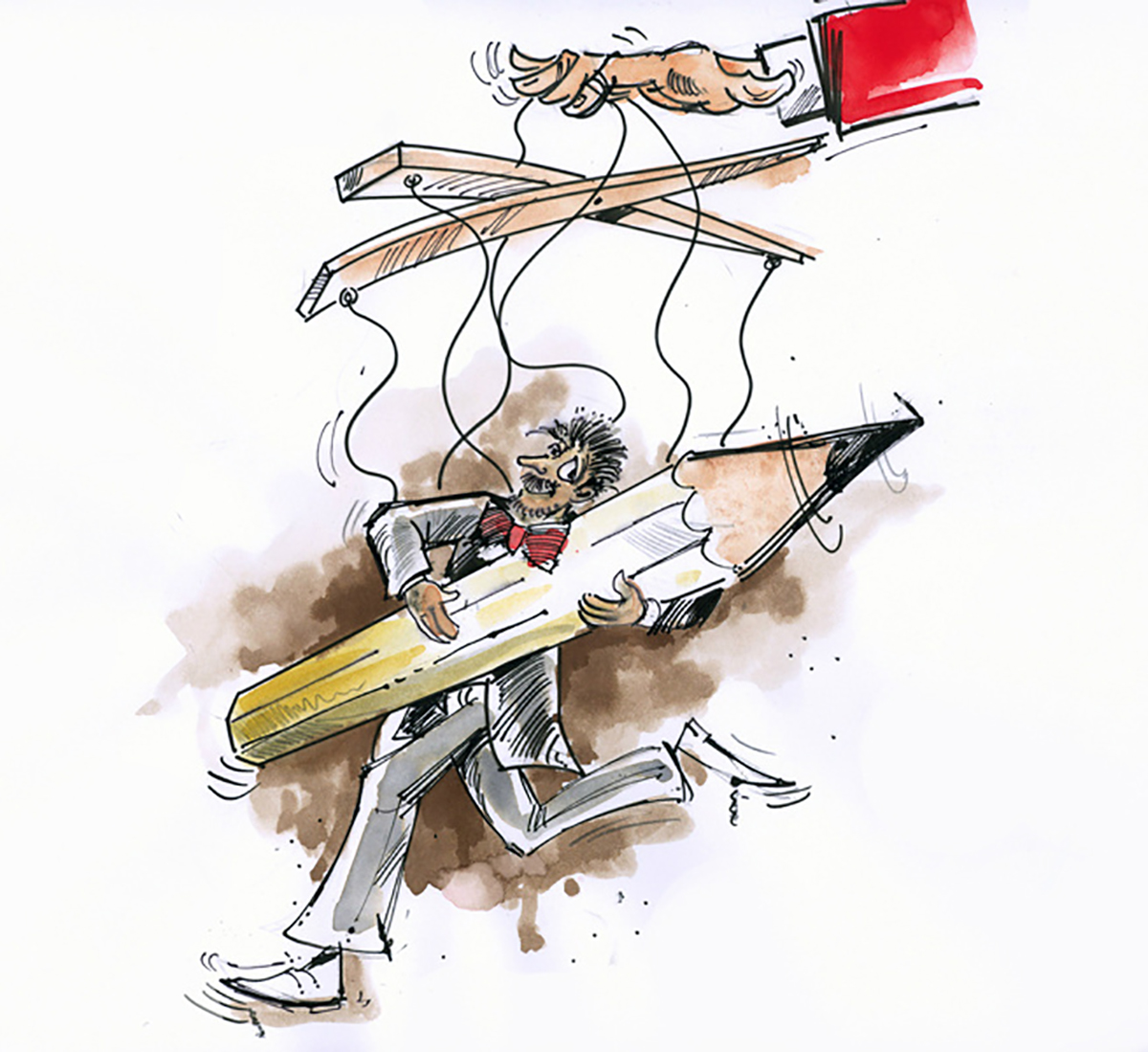 tekening van Felix Guerain
