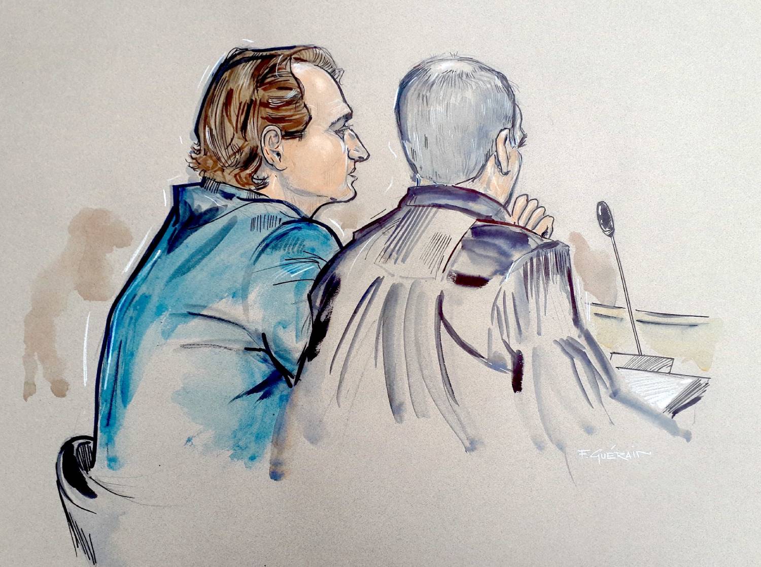 tekening van Felix Guerain