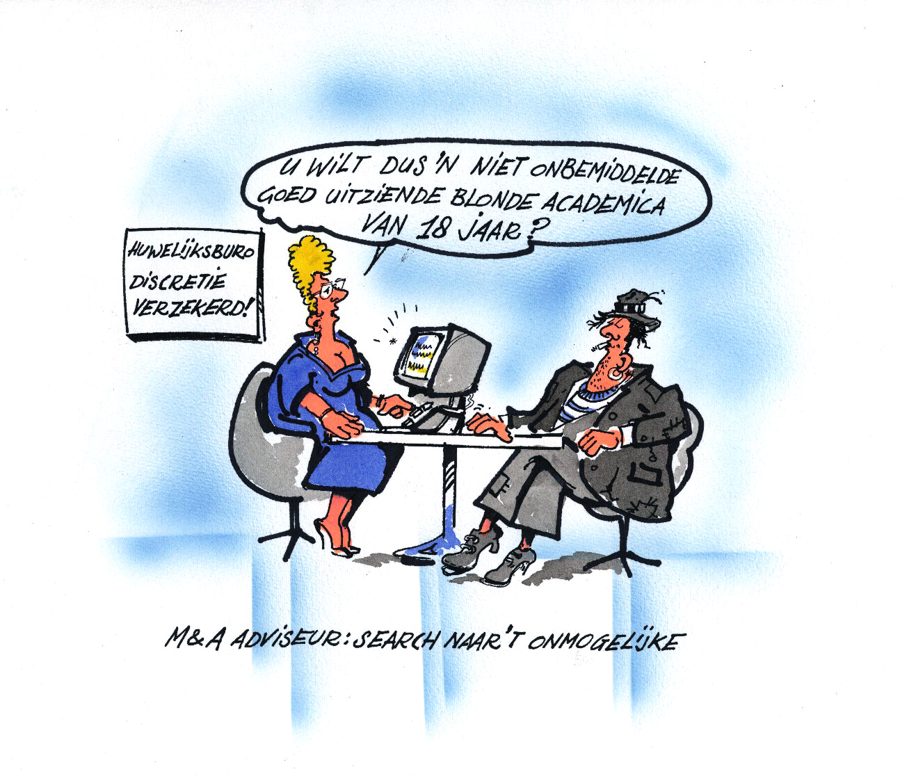 tekening van Felix Guerain