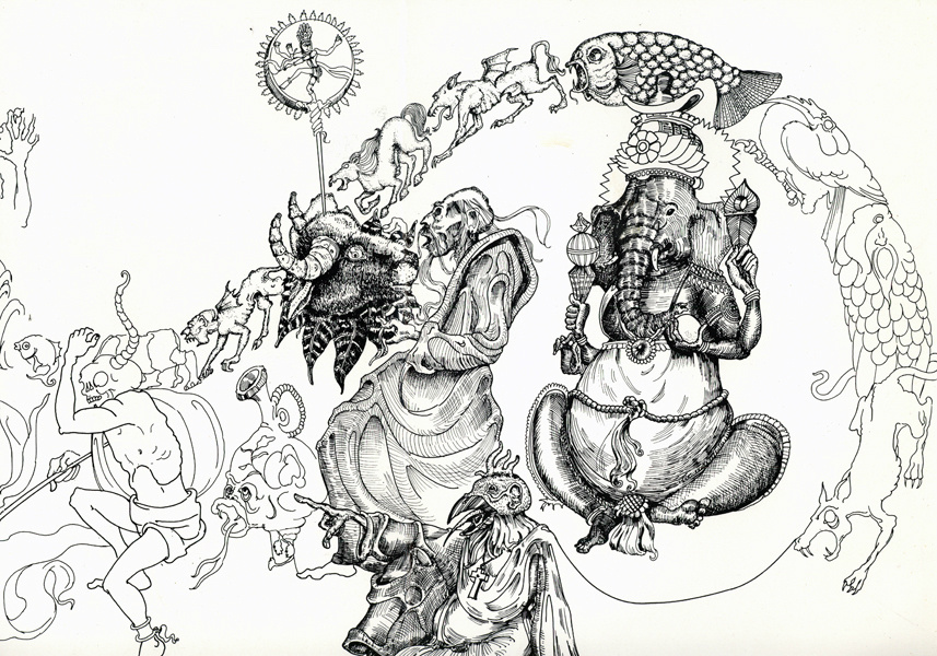tekening van Felix Guerain