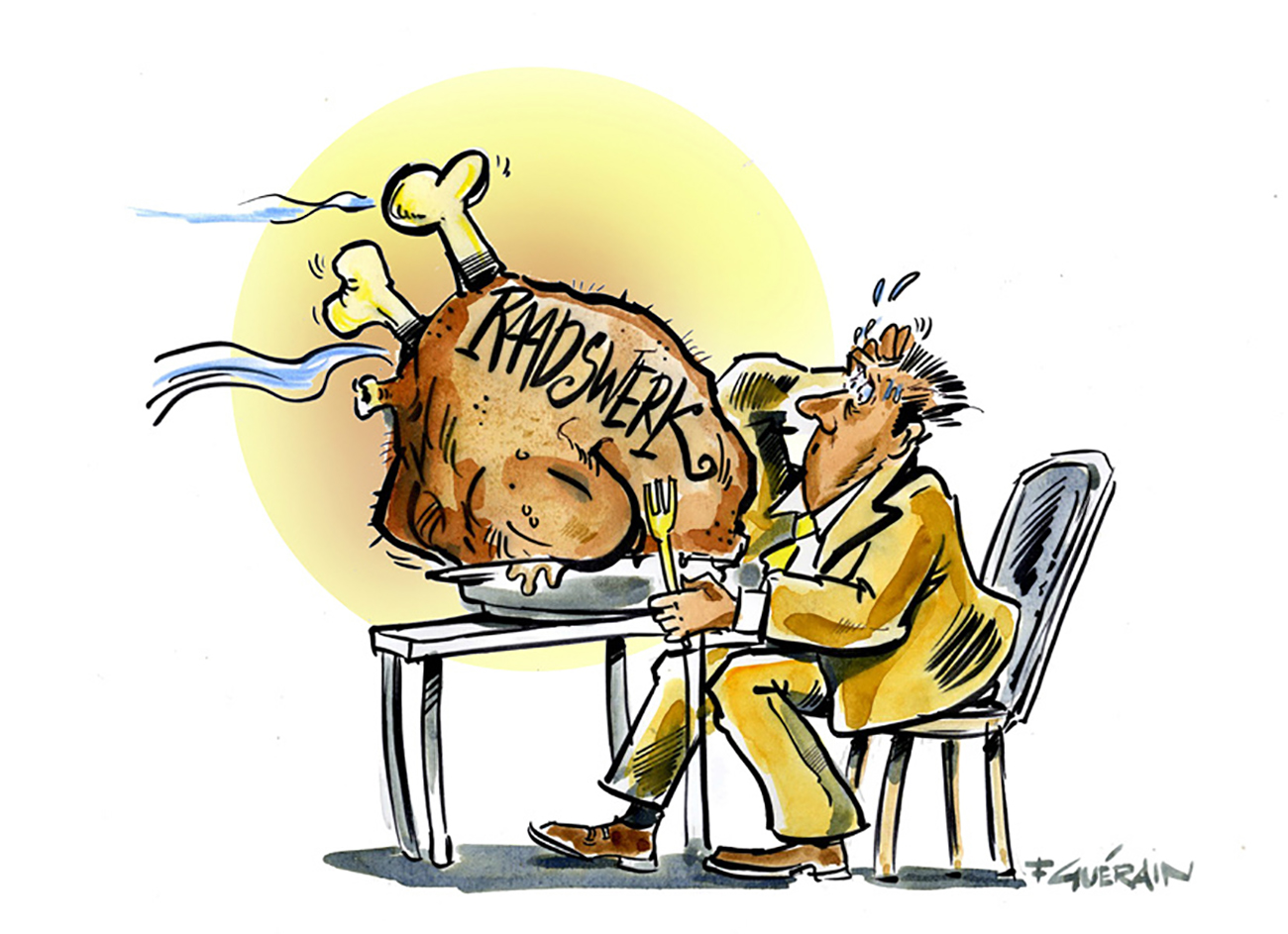 tekening van Felix Guerain